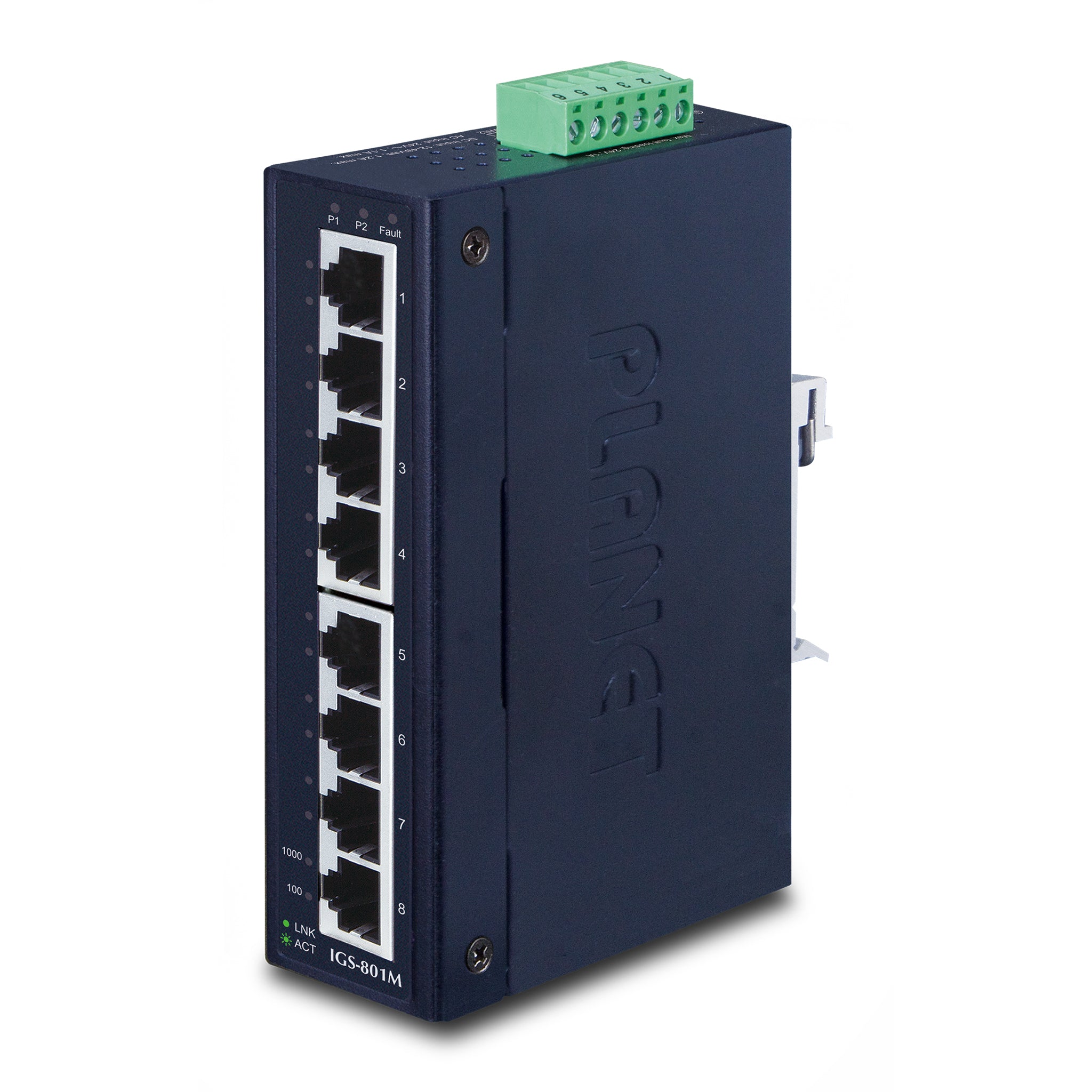 Industrial 8-Port Gigabit Managed Switch – Cable Applications