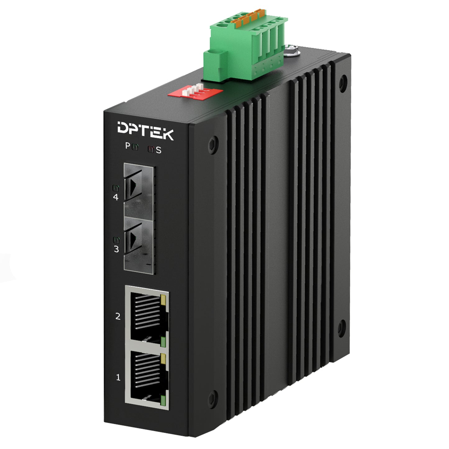 Industrial Gigabit 2 x SFP Media Converter