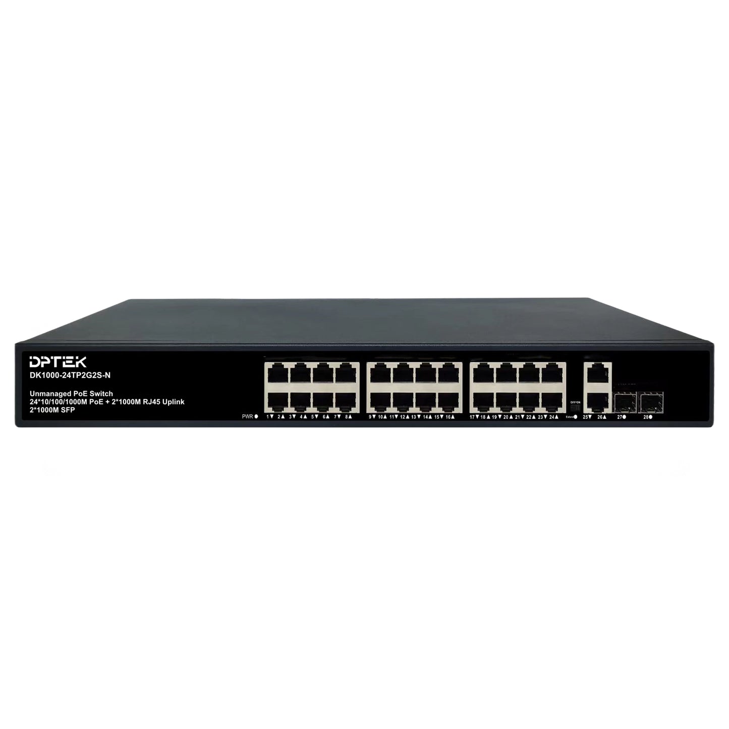 DPTEK 24 Port Gigabit PoE + 4 Port