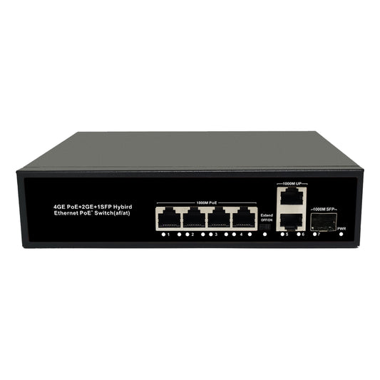 DPTEK 4 Port Gigabit PoE + 3 Port Switch